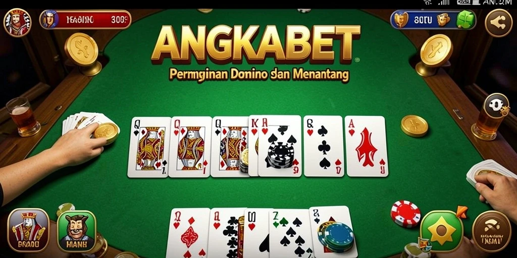 Screenshot gameplay ANGKABET dengan pemain yang kompetitif.