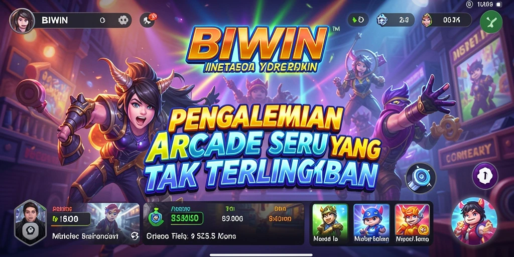 Gameplay seru BIWIN dengan grafis menarik dan tantangan level tinggi.