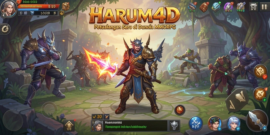 Gameplay memukau dalam dunia <strong>HARUM4D</strong> yang penuh petualangan.