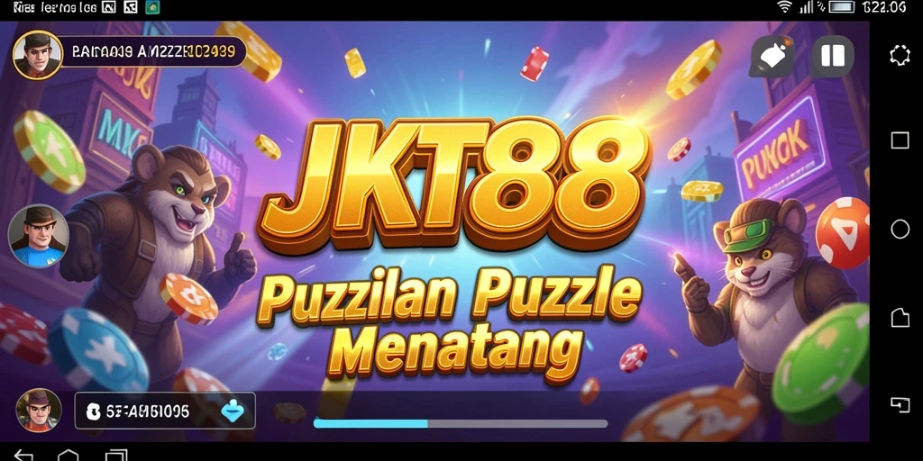 Screenshot gameplay JKT88 menampilkan tantangan Puzzle yang menarik.