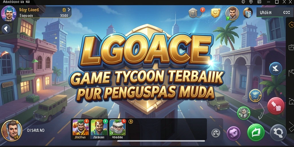 Gameplay <strong>LGOACE</strong> yang menarik dalam membangun bisnis.