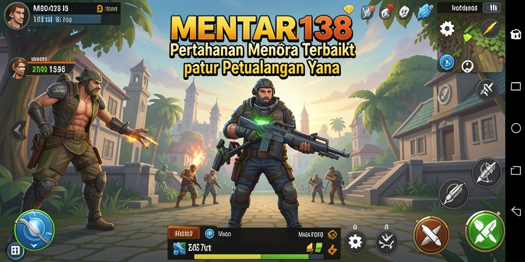 Screenshot gameplay MENTARI138: pertahanan menara yang seru dan strategis.