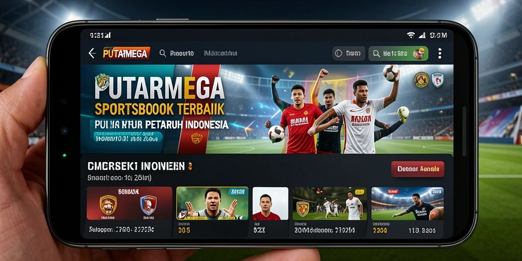 Screenshot utama PUTARMEGA menampilkan antarmuka taruhan yang menarik dan interaktif.
