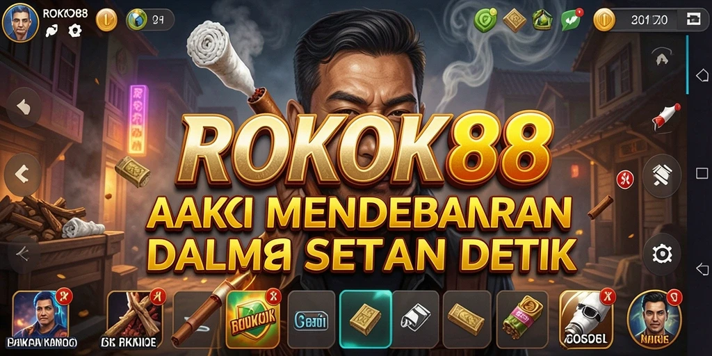 Tangkapan layar ROKOK88 menampilkan aksi mendebarkan di tengah pertempuran.