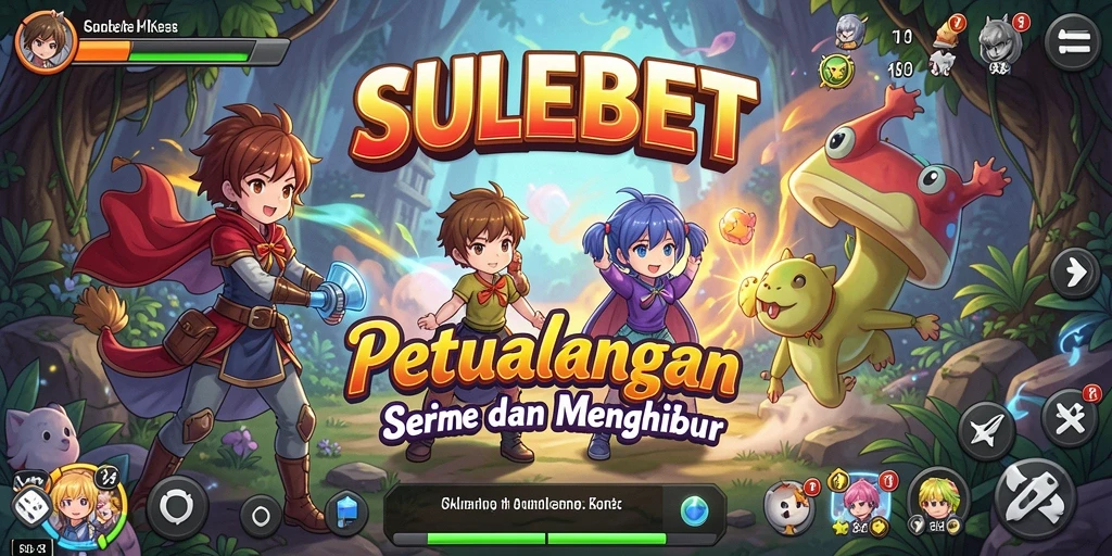 Tampilan gameplay SULEBET dengan karakter anime yang menarik.