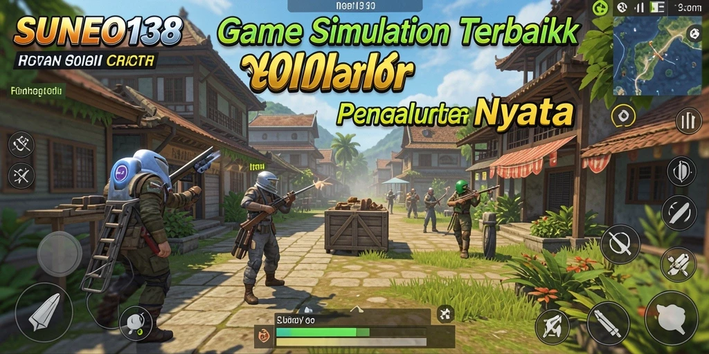 Tampilan utama gameplay SUNEO138 menunjukkan simulasi hidup yang mengesankan.