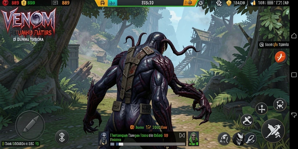 Tampilan mendebarkan dari gameplay Open World VENOM889.
