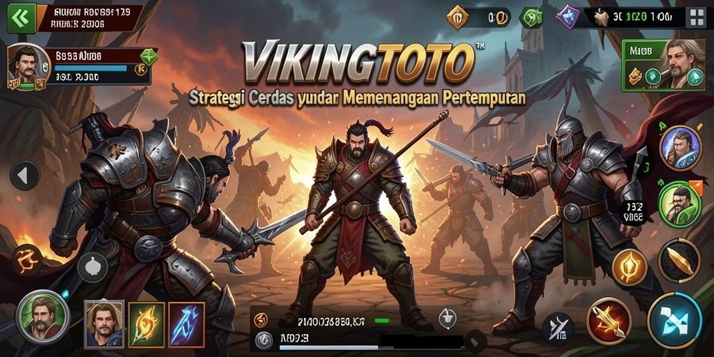 Tampilan gameplay menarik dari VIKINGTOTO dalam strategi pertempuran.