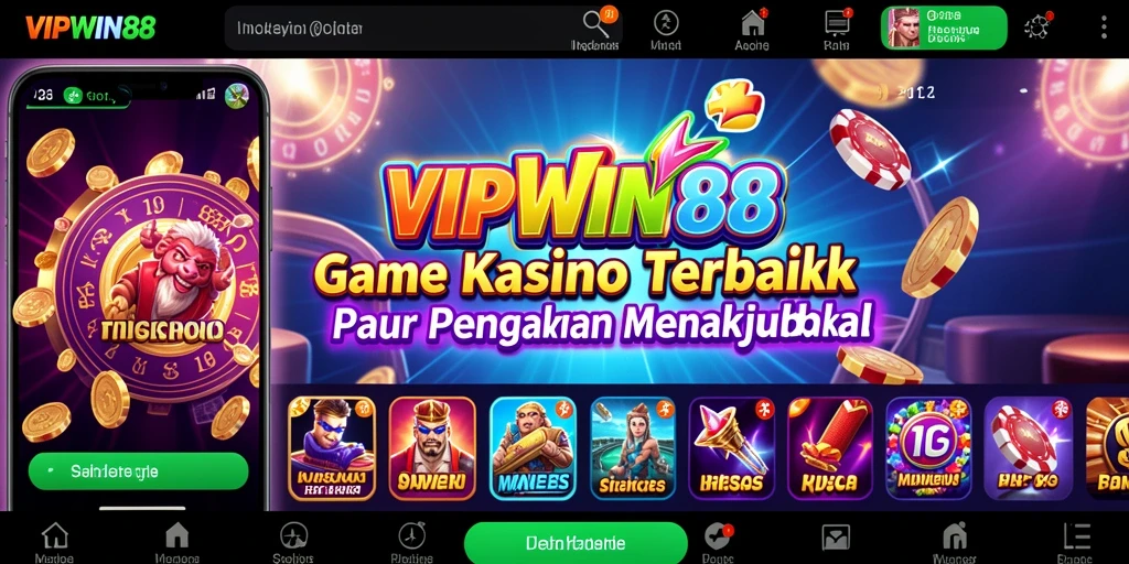 Tangkapan layar dari gameplay mendebarkan di VIPWIN88 Kasino.